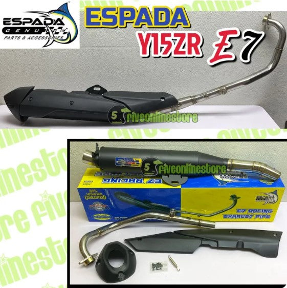 Exhaust Espada STD Cutting E4 E5 V5 E6 E7 BP1 BP2 LC135 Y15ZR Y16 RS150 RSX VF3i W125 NVX VARIO ORI Ekzos Pipe Maniful -By Sea Courier Method 🚢📦