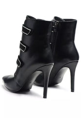 Popstar Concert Stiletto Boot in Black