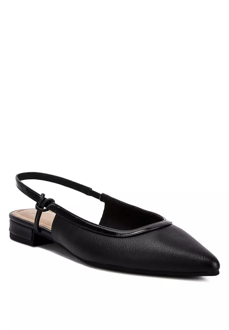 Black Slingback Ballerinas