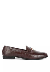 Brown Smart Horsebit Loafers