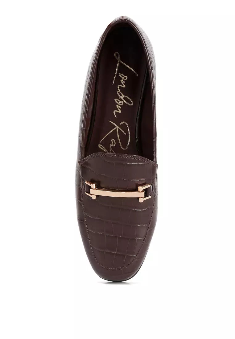 Brown Smart Horsebit Loafers