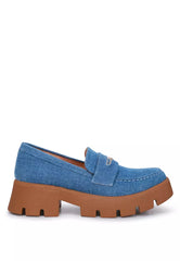 Denim Chunky Loafers