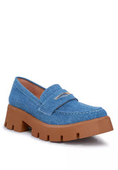 Denim Chunky Loafers