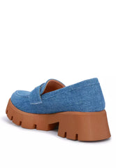 Denim Chunky Loafers