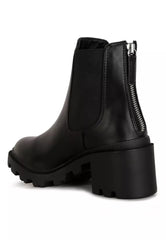 Maddie Block Heel Chelsea Boots In Black