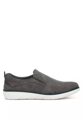 Grey Slip On Casual Sneakers