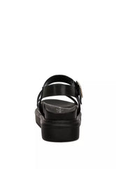 Pin Buckle Espadrille in Black