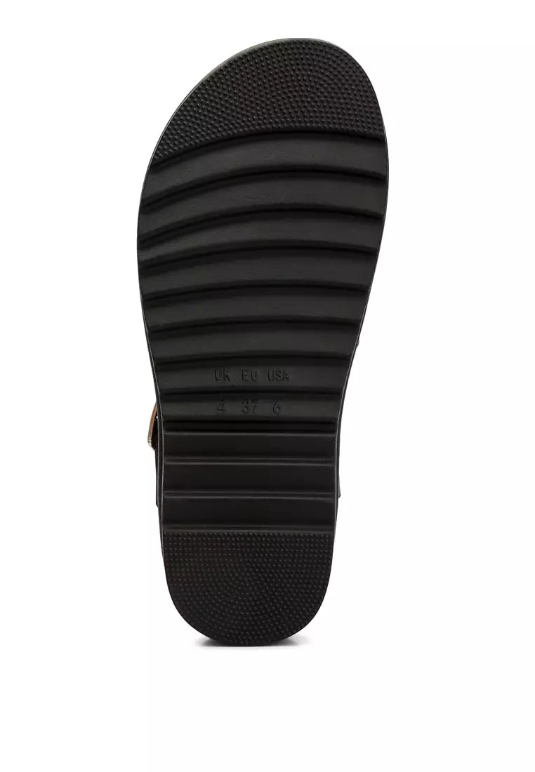 Pin Buckle Espadrille in Black