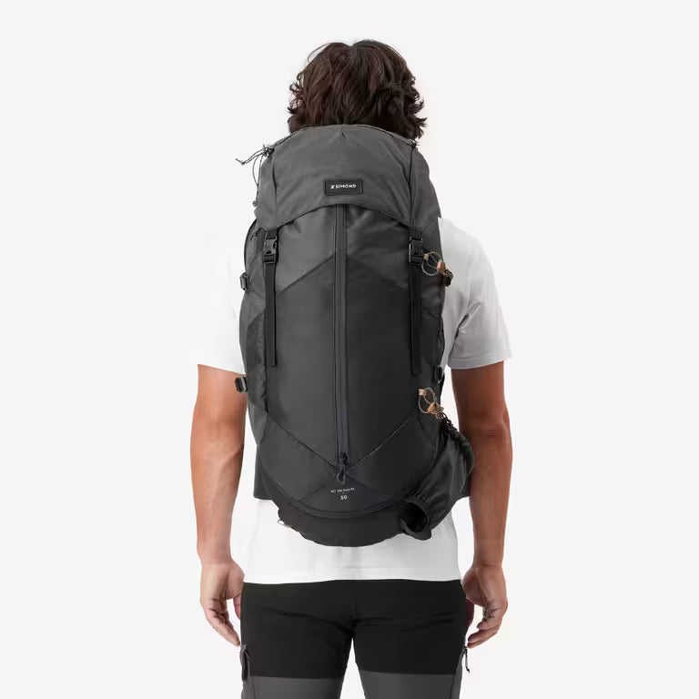 Men's 50L Trekking Backpack - MT100 EASYFIT