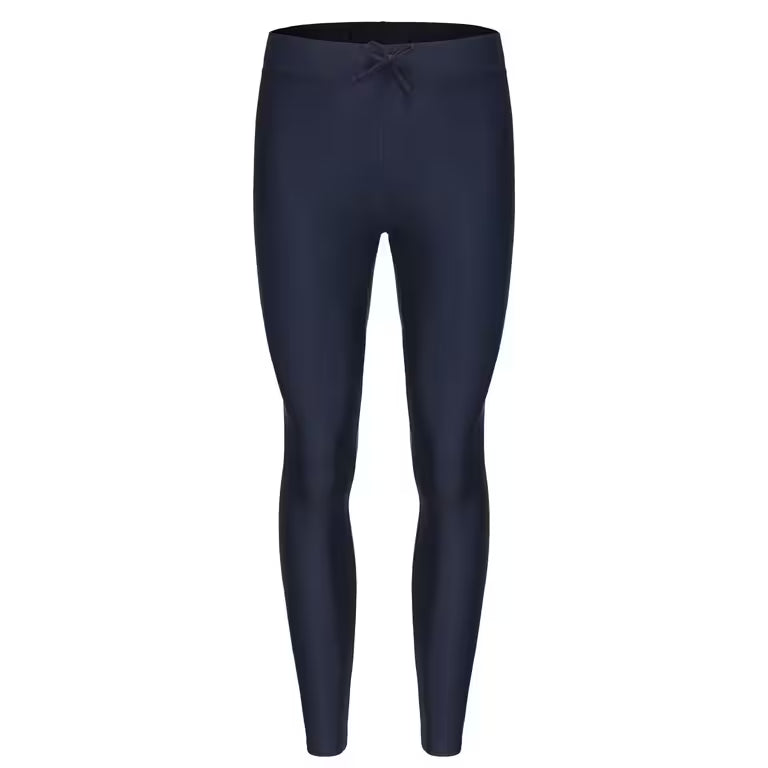 Men’s surfing UV-protection leggings, 100 black