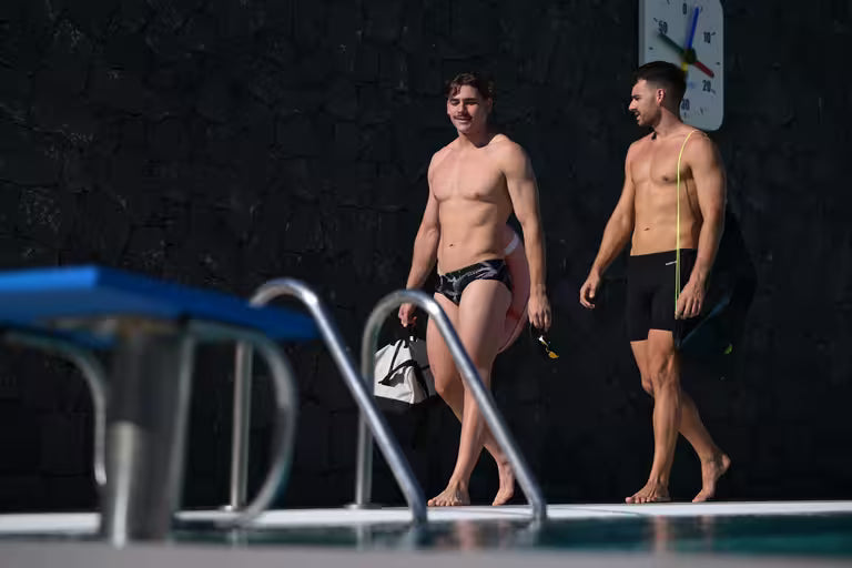 Mesh swim bag 40 L
