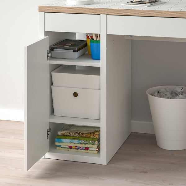 MICKE Desk, white, 105x50 cm