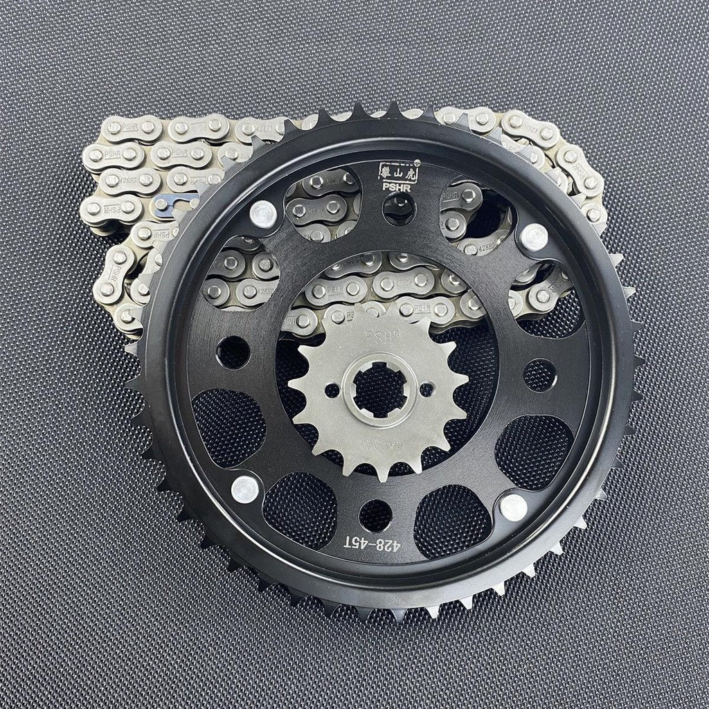 428 14T Front 45T Sprocket Kit with 428H Chain for CBF190 CB190R/190X Motorcycle Bike