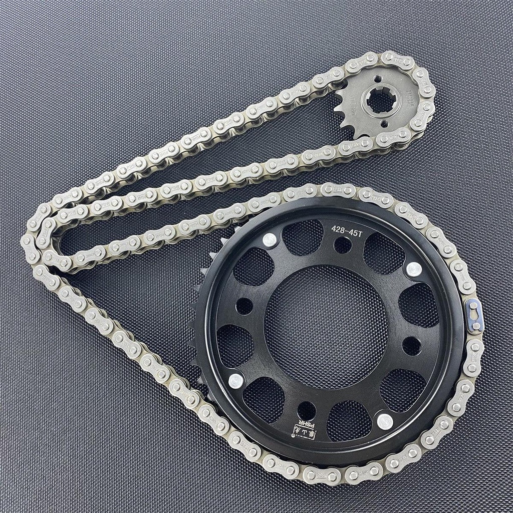 428 14T Front 45T Sprocket Kit with 428H Chain for CBF190 CB190R/190X Motorcycle Bike