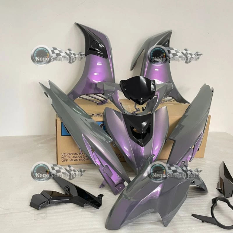 VELOZI Body Cover Set GALAXY GREY For LC135 V4 V5 V6 V7 V8 -By Sea Courier Method 🚢📦