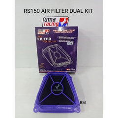 UMA RACING AIR FILTER RS150/RSX150 100% ORIGINAL UMA RACING -By Sea Courier Method 🚢📦