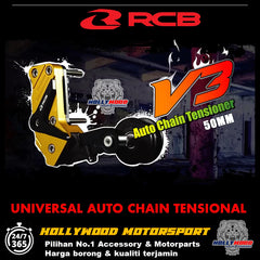 RCB AUTO CHAIN TENSIONAL Y15 Y16 LC135 LAGENDA 115ZR 125ZR PENEGANG RANTAI MOTOSIKAL 50MM RACING BOY -By Sea Courier Method 🚢📦