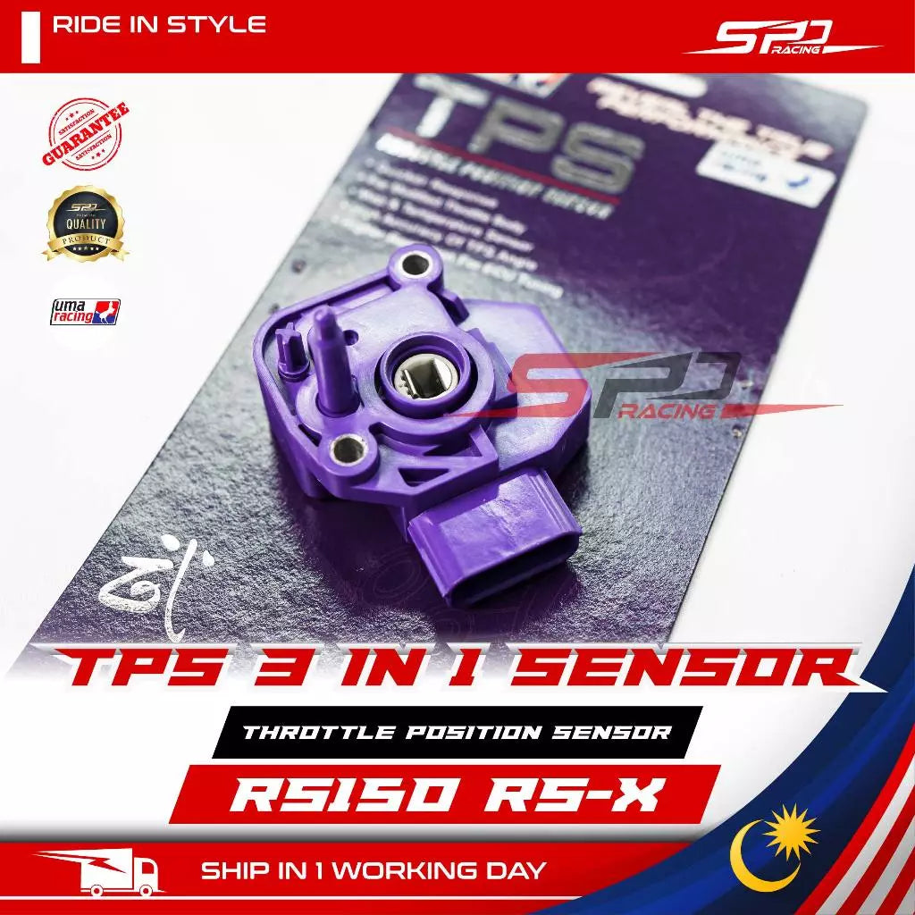 TPS Sensor 3 IN 1 Throttle Position Sensor UMA Racing for RS150 RSX150 Y15 Y16 LC V8 NMAX V2 NVX V1.V2 R15 V3 -By Sea Courier Method 🚢📦