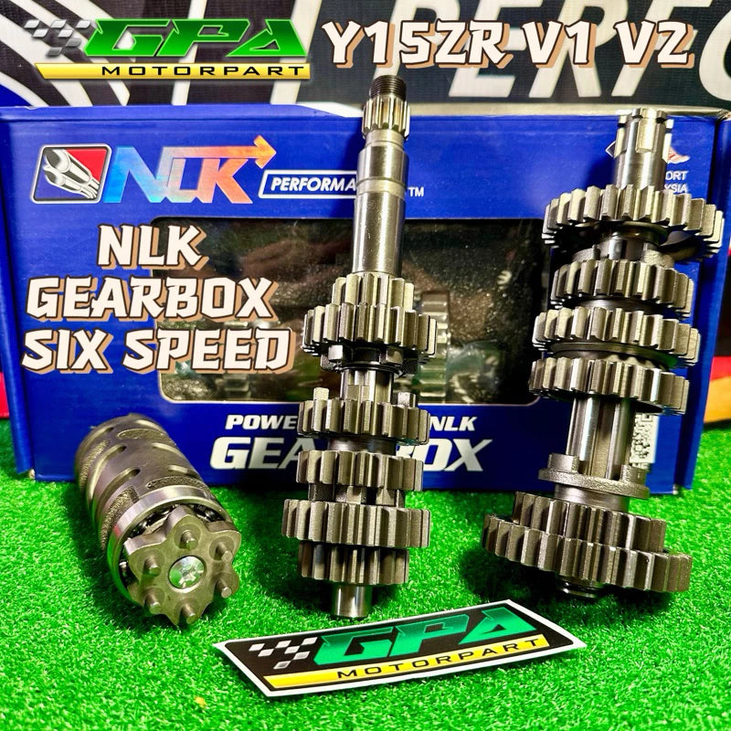 NLK PERFORMANCE RACING GEAR BOX 6 SPEED Y15ZR V1 V2 LC5S -By Sea Courier Method 🚢🎁