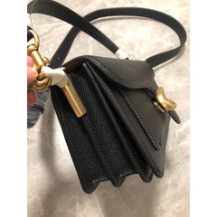 Coach Tabby Shoulder Bag CH857 Black Polished Pebble Leather Crossbody -By Sea Courier Method 🚢📦