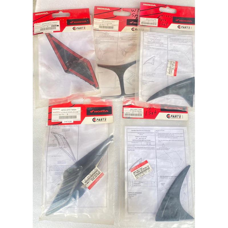 Honda Wave125S W125S Honda Accessory Covers Set Original Item New Old Stock (1Set Combo) -By Sea Courier Method 🚢📦