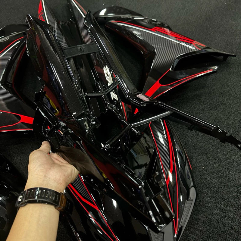 Y15 V1/V2 COVERSET EXCITER RC HITAM MERAH CUSTOM 2017 HLD -By Sea Courier Method 🚢📦