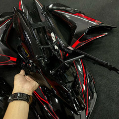 Y15 V1/V2 COVERSET EXCITER RC HITAM MERAH CUSTOM 2017 HLD -By Sea Courier Method 🚢📦