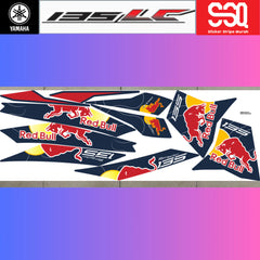 High Quality AAA Premium Sticker Stripe Yamaha Lc135 v2 v3 v4 v5 v6 v7 REDBULL EDITION Bodyset 3M -By Air Courier Method ✈️📦