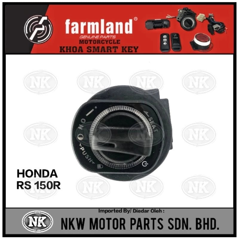 SMART KEYLESS REMOTE SWITCH SET - HONDA - RS 150R / RS 150 (FARMLAND) ONLY CONVERT FOR KEY VERSION -By Sea Courier Method 🚢🎁