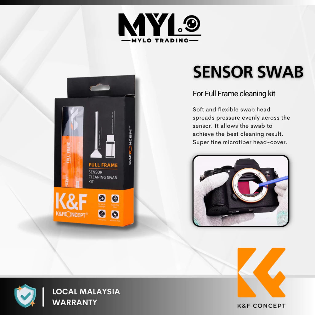 K&F camera sensor cleaner | sensor clean swab Full Frame & APS-C cleaning kit 10 Pcs -By Sea Courier Method 🚢📦