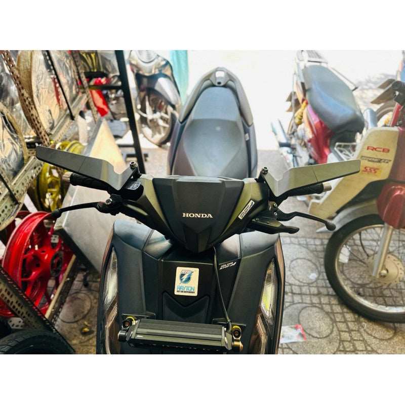 SIDE MIRROR WINGLET YAMAHA HONDA SUZUKI SYM BENNELI Y15 LC Y16 ADV NVX NMAX MT07 MT09 Winglets Mirror Adjustable Mirrors -By Air Courier Method 🛫📦