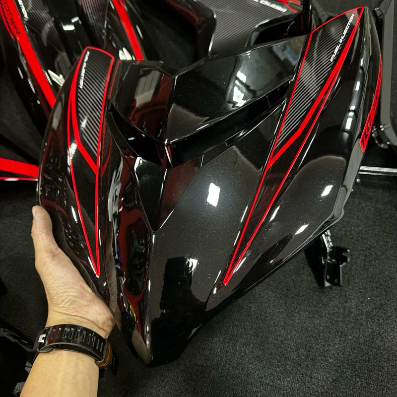 Y15 V1/V2 COVERSET EXCITER RC HITAM MERAH CUSTOM 2017 HLD -By Sea Courier Method 🚢📦