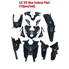 LC135 V2 TO V7 YAMAHA BODY INNER COVER SET NON COLOUR PARTS KILAT HITAM 🔥READY STOCK🔥V2 V3 V4 V5 V6 V7 INNER COVERSET -By Sea Courier Method 🚢📦