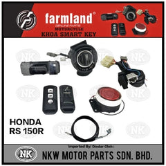 SMART KEYLESS REMOTE SWITCH SET - HONDA - RS 150R / RS 150 (FARMLAND) ONLY CONVERT FOR KEY VERSION -By Sea Courier Method 🚢🎁