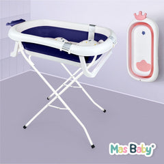 Mas Baby Folding Collapsable Bath Tub Set Shower Besen Tab For Newborn Tempat Mandi Bayi Baldi Lipat Wash Tube -By Sea Courier Mathod🚢