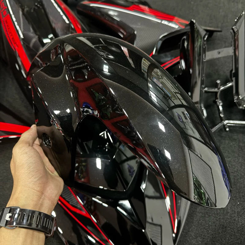 Y15 V1/V2 COVERSET EXCITER RC HITAM MERAH CUSTOM 2017 HLD -By Sea Courier Method 🚢📦