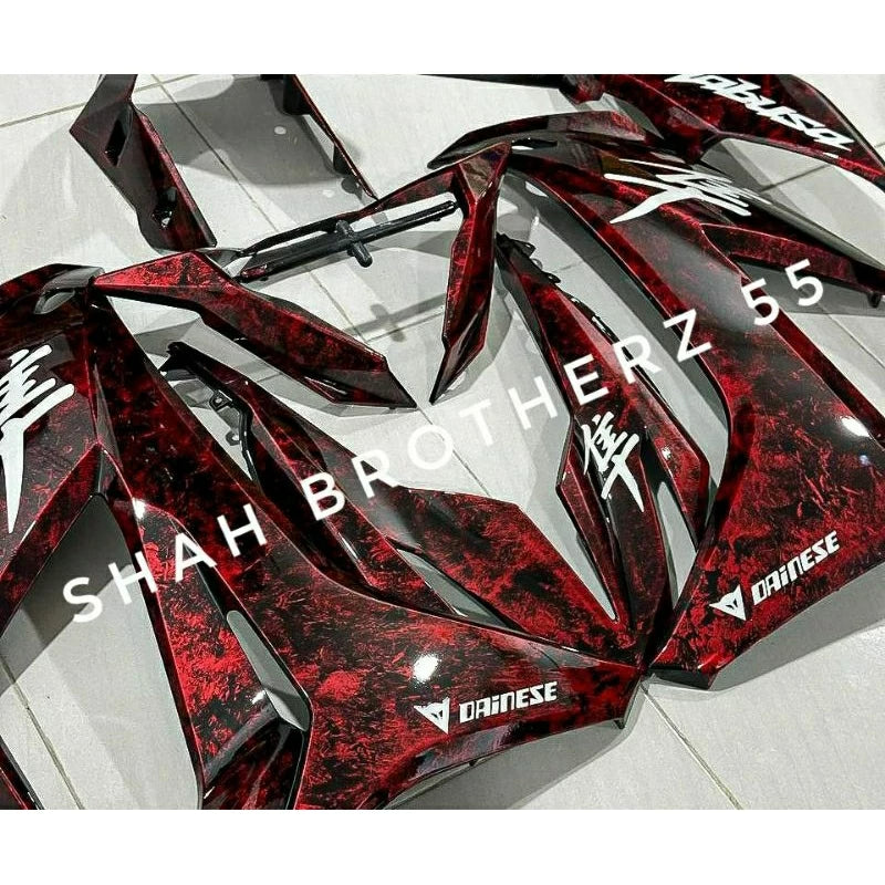 COVERSET RSX AIRBRUSH HAYABUSA CUSTOM -By Sea Courier Method 🚢📦