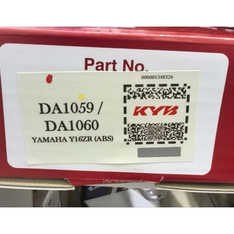 100% ORIGINAL KYB - YAMAHA Y16 (ABS ) Y16ZR -ABS FRONT FORK DAMPER ASSY (2PCS LH /RH) -DA1059-1060 -By Sea Courier Method 🚢📦