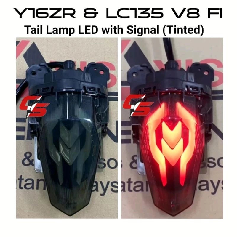 DHC- YAMAHA Y16 Y16ZR HEAD LAMP LED C2 CUSTOM APP MAGIC BOY EAGLE EYE DESIGN with REMOTE CONTROL APP & TAIL LAMP LED Signal -By Sea Courier Method 🚢📦