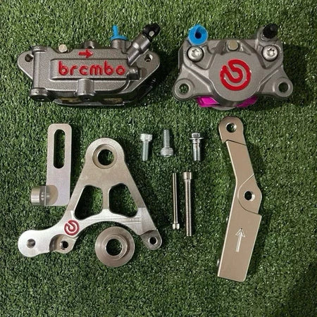 CALIPER CNC COMBO SET FRONT 4 POT & REAR P34 2 POT RS150 ZX150 Y15Z Y125ZR LC135 VARIO RSX150 Y16 -By Sea Courier Method 🚢📦