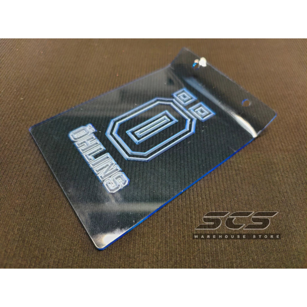 Cover Mono Monoshock Fluorescent King Drag Universal Yamaha Y15ZR Y15 Ysuku LC135 Y125Z 125Z OHLINS Accessories Motor -By Sea Courier Method 🚢📦
