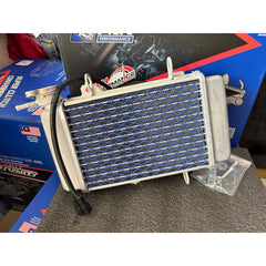 DHC- NLK LC135 Y15ZR Y16ZR RS150 Radiator Racing with Big Blower Fan Kipas Tangki Tank 350ml 450ml 600ml RSX150 RS Y16 Y15 LC -By Sea Courier Method 🚢📦