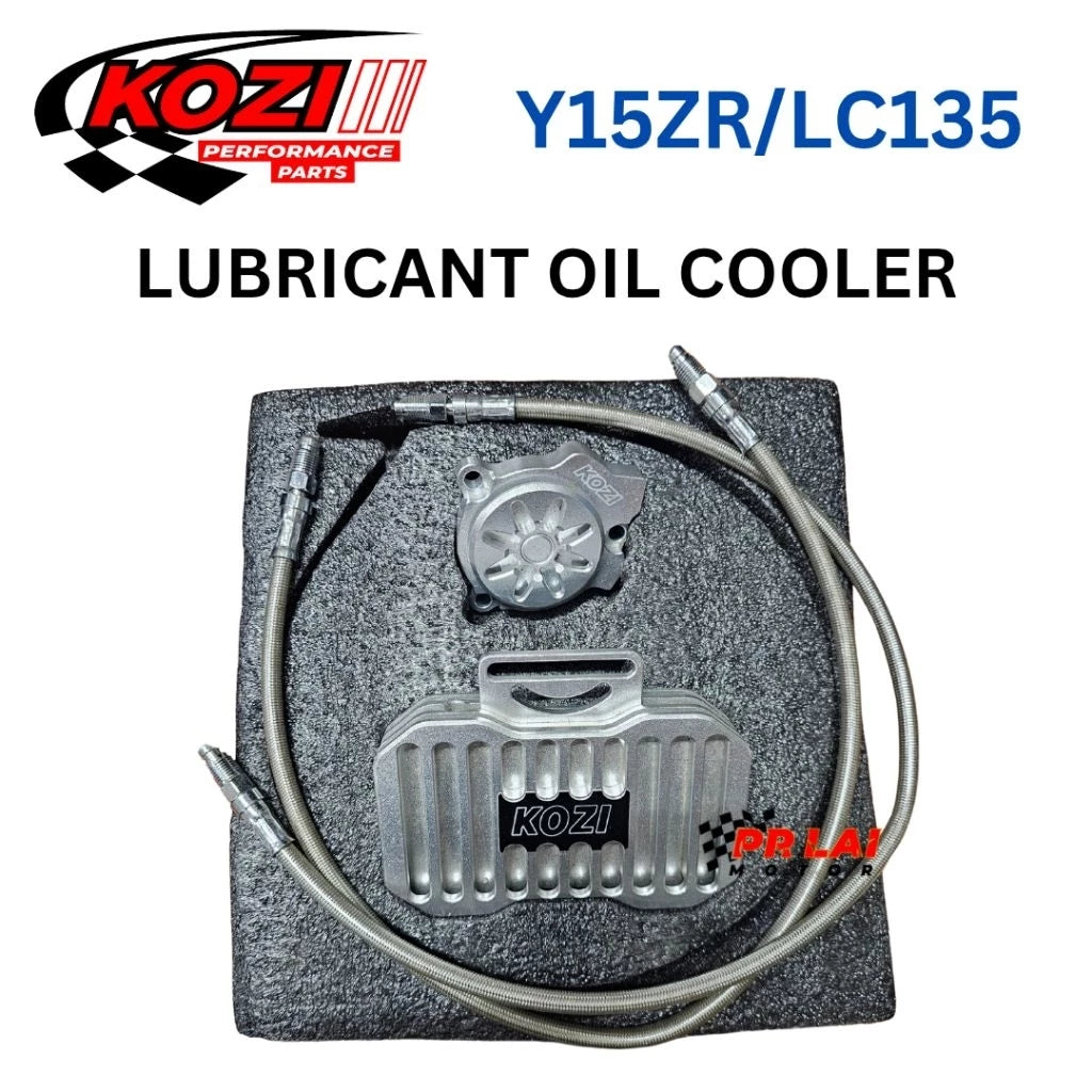 DHC- Clear stok lama KOZI Racing Y15 LC135 5S FZ150 Lubricant Oil Cooler with hose Minyak YAMAHA Y15ZR LC -By Sea Courier Method 🚢📦
