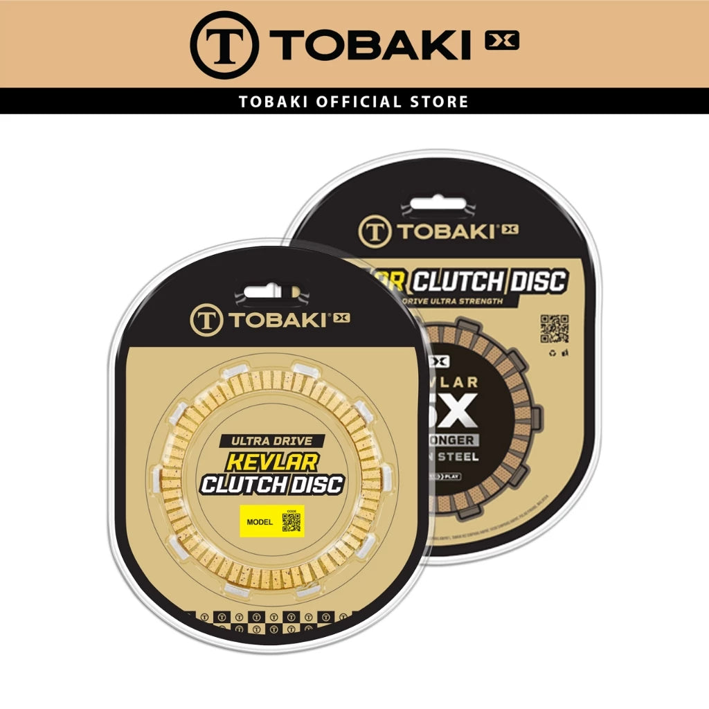 TOBAKI X Kevlar Clutch Disc LC135 Y15ZR RS150R EX5 WAVE125 RXZ R15 R25 ZX150 -By Sea Courier Method 🚢📦