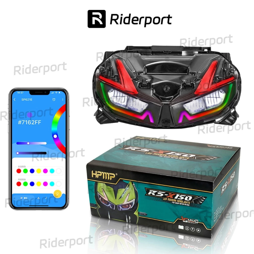 HPMP HONDA RSX150 RSX Winner X Sharingan Naruto Head Lamp LED Headlamp Head Light Lampa Depan -By Sea Courier Method 🚢📦