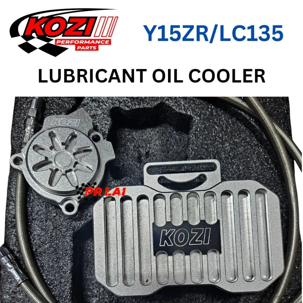DHC- Clear stok lama KOZI Racing Y15 LC135 5S FZ150 Lubricant Oil Cooler with hose Minyak YAMAHA Y15ZR LC -By Sea Courier Method 🚢📦