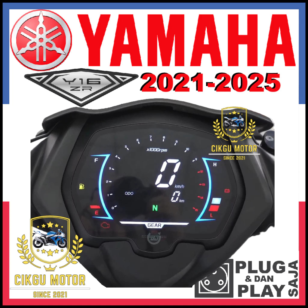 YAMAHA Y16ZR FULL DIGITAL METER Terbaru 2025 100% PNP #CIKGU MOTOR -By Sea Courier Method 🚢📦