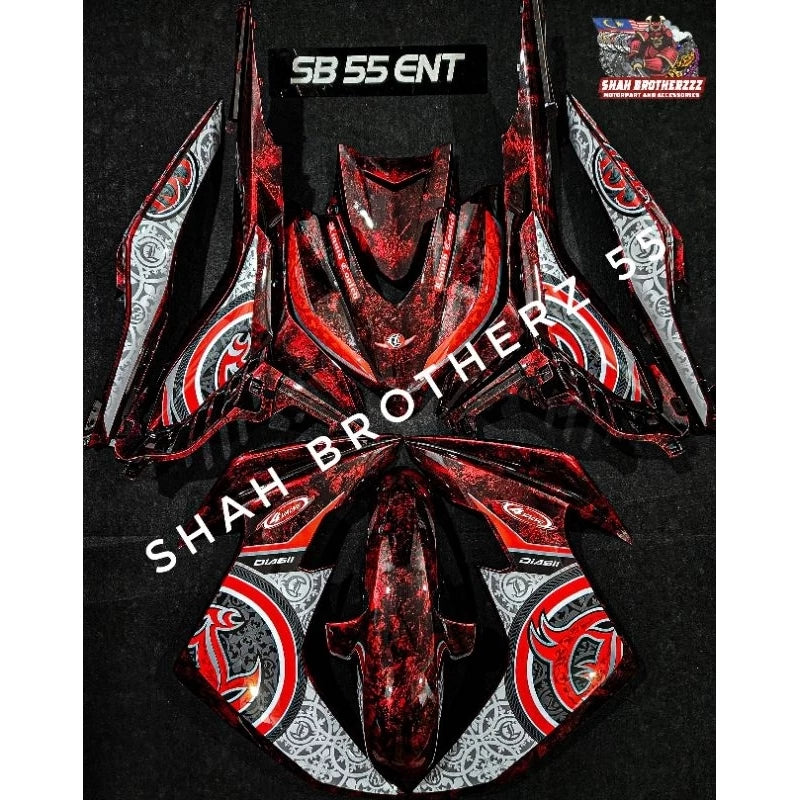 COVERSET Y16ZR HAYABUSA AIRBRUSH CUSTOM LIMITED -By Sea Courier Method 🚢📦