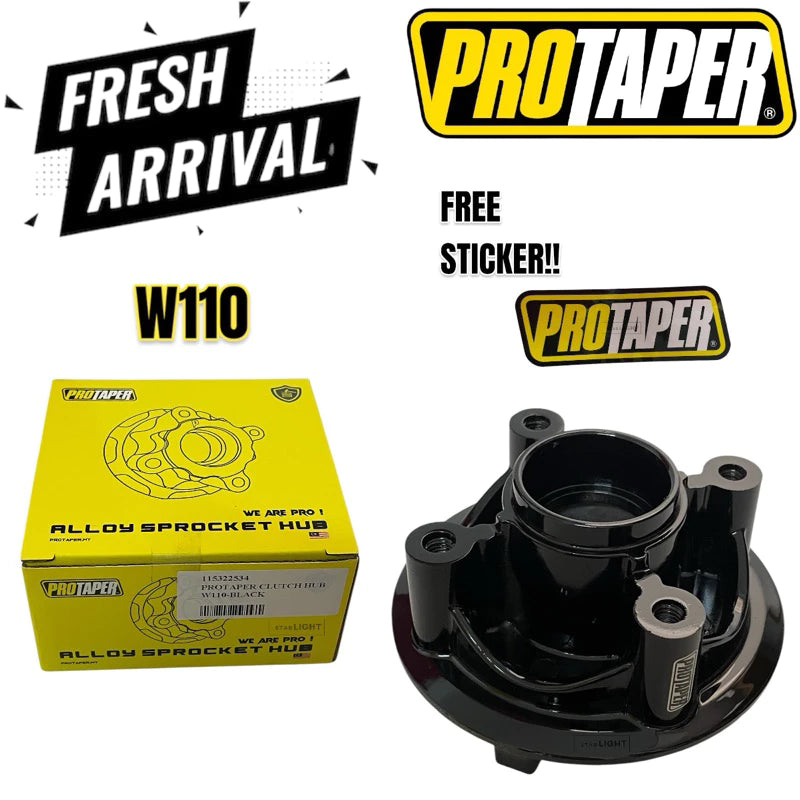 BLACK KILAT PROTAPER CLUTCH HUB SPROCKET HUB MANGKUK HUB KILAT HITAM WAVE125 EX5 DREAM RS150 LC135 5S Y110 -By Sea Courier Method 🚢📦