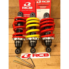 DHC- 100% ORI} RCB M2 LINE MONOSHOCK ADJUSTABLE PREMIUM YAMAHA 135LC Y15 Y16 RSX RS150 V3 RFS150 VF3I RS-X VF185I RACING BOY -By Sea Courier Method 🚢📦